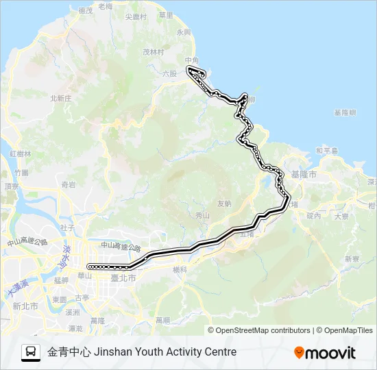 1815B Bus Line Map