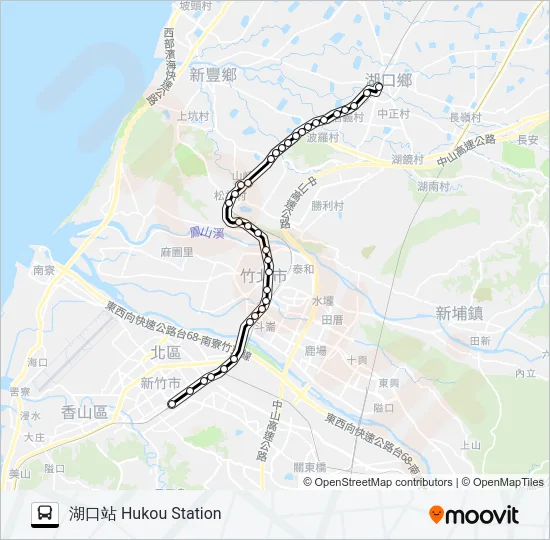 5622 Bus Line Map