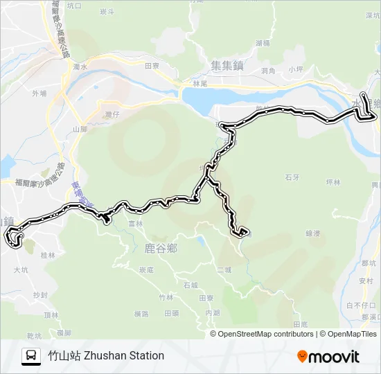 6718A Bus Line Map