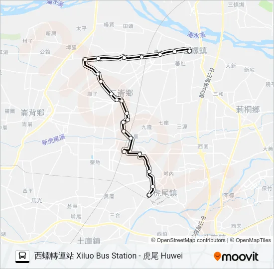 7118 Bus Line Map
