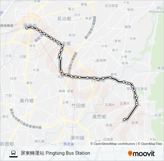 8235 Bus Line Map