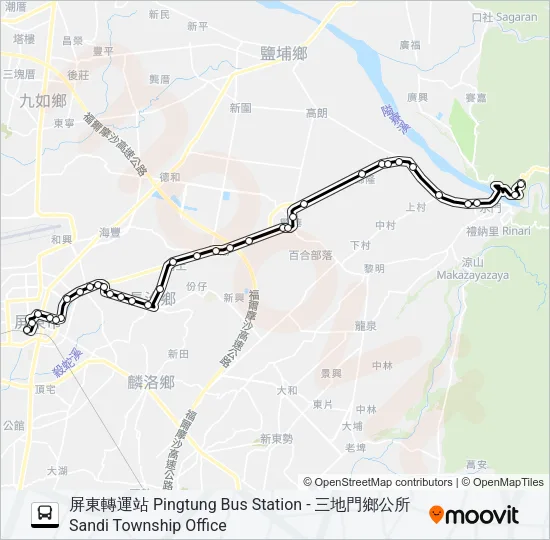 8227 Bus Line Map