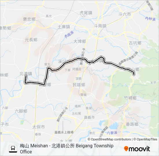 7307 Bus Line Map