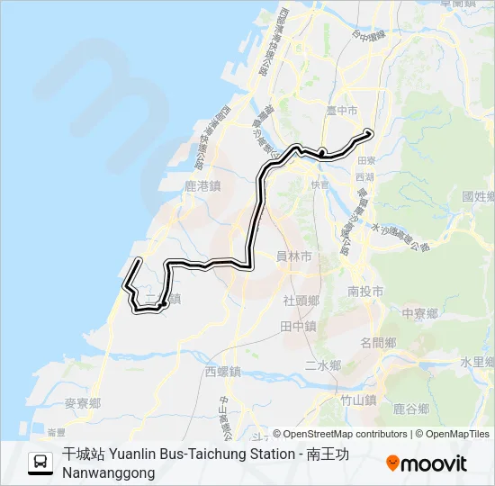 6738A Bus Line Map