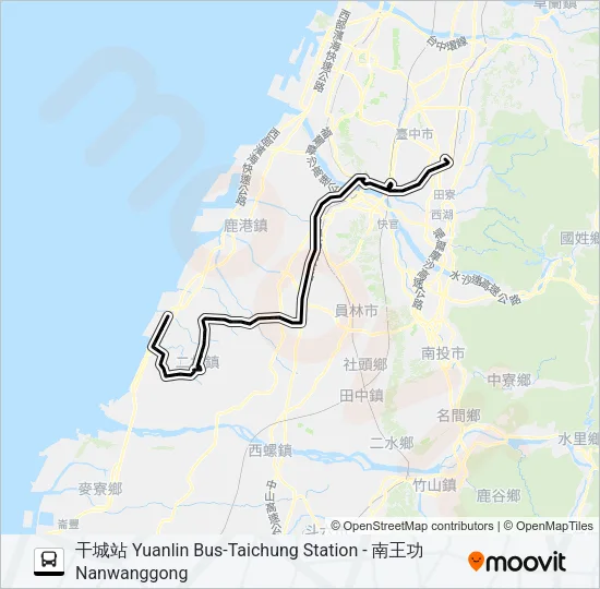 6738A Bus Line Map