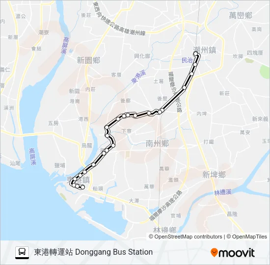 8215 Bus Line Map