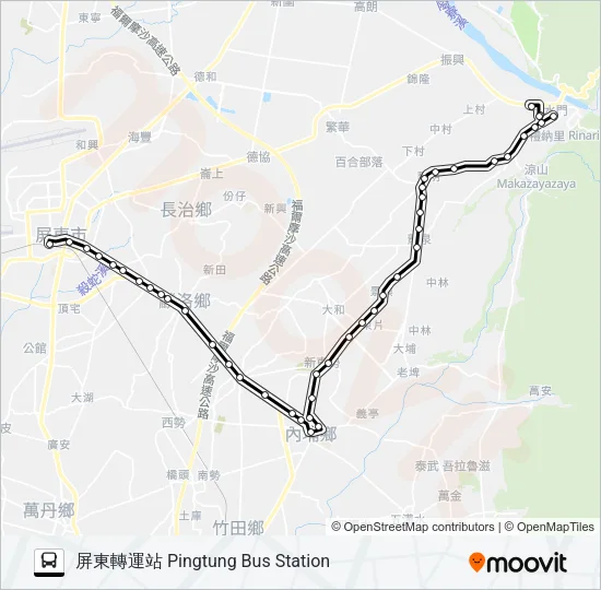 8231 Bus Line Map
