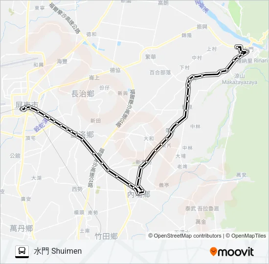 8231 Bus Line Map
