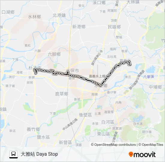 7324E Bus Line Map