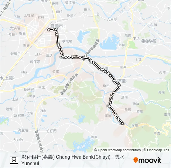 7215 Bus Line Map