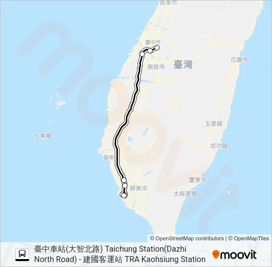 1621 Bus Line Map