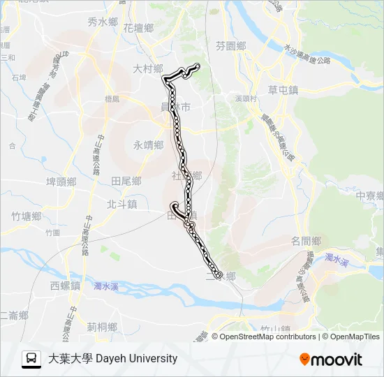 巴士6700的線路圖