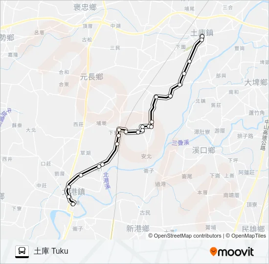 7219 Bus Line Map