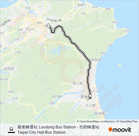 1570 Bus Line Map