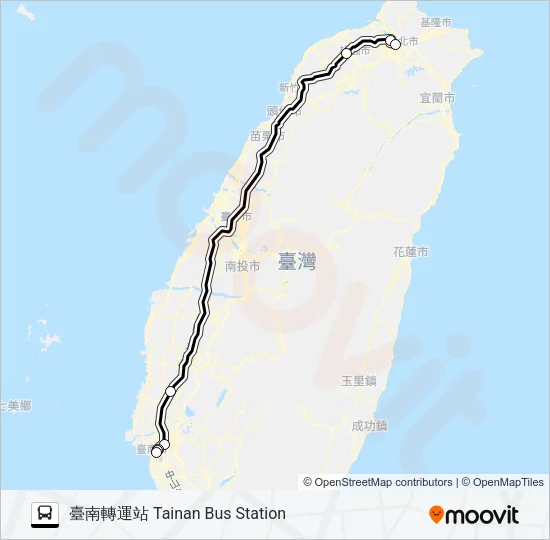 1611D Bus Line Map
