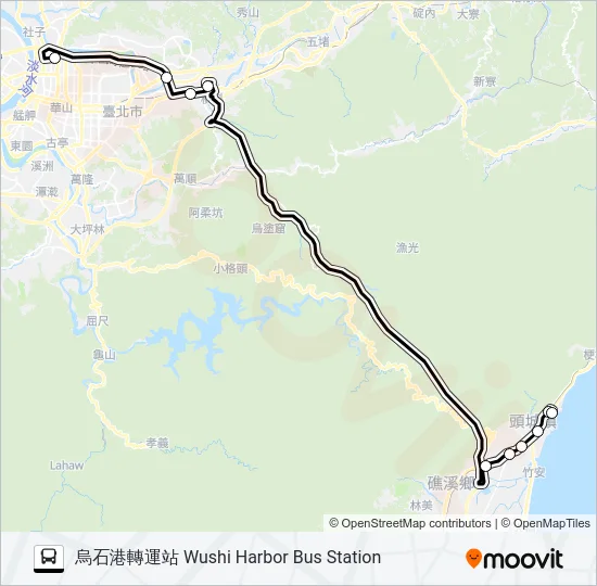1877B Bus Line Map
