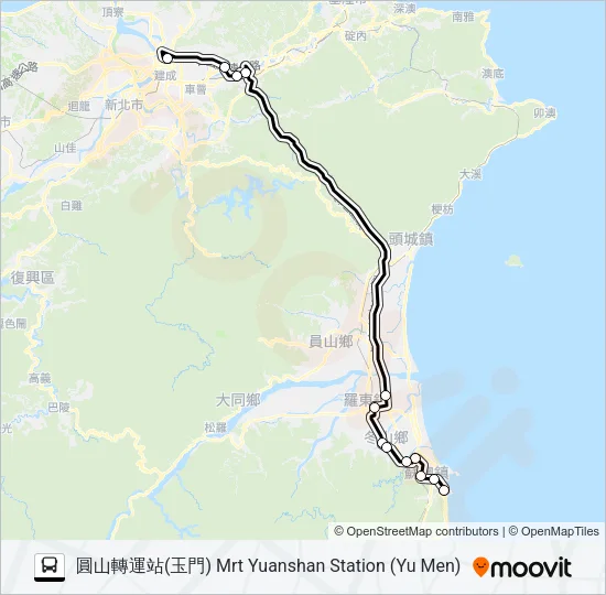 1879C Bus Line Map