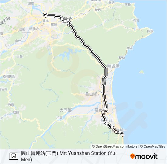 1879C bus Line Map