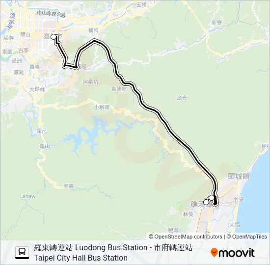 1572C Bus Line Map