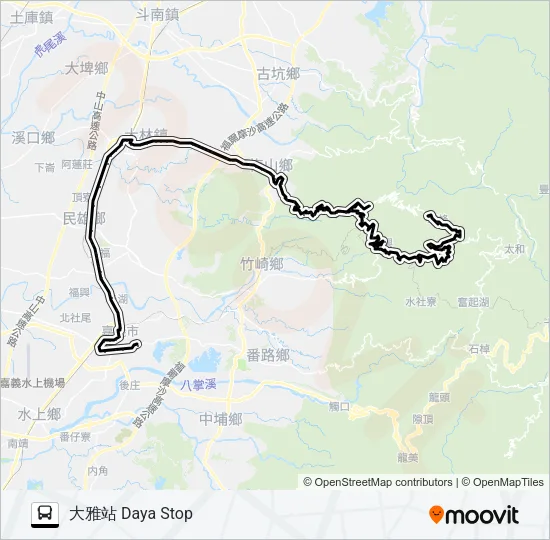 7315 Bus Line Map