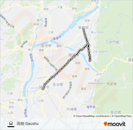 8226A Bus Line Map