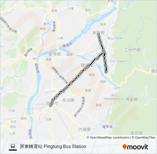 8226A Bus Line Map