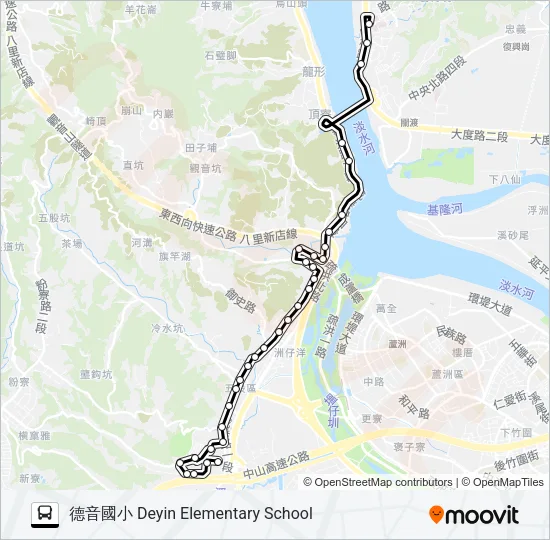 580五股站  Line Map