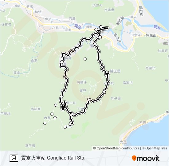 幸福巴士吉林線 Bus Line Map