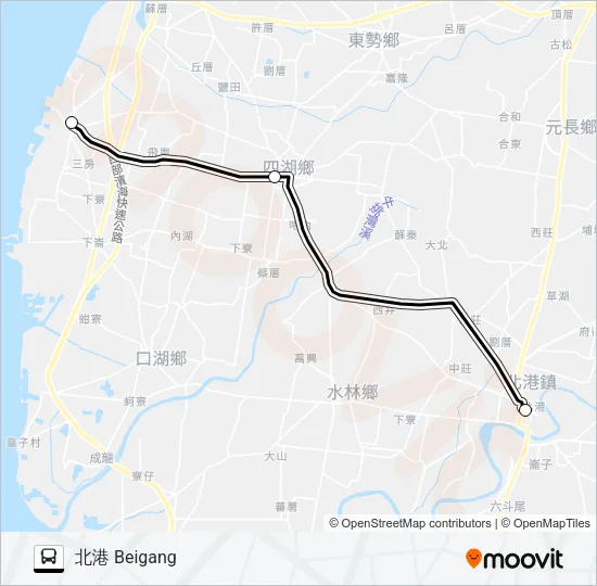1651C Bus Line Map