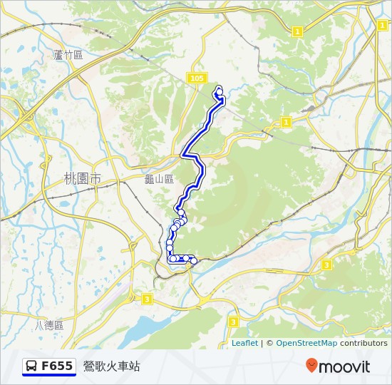 F655 Route Schedules Stops Maps 鶯歌火車站