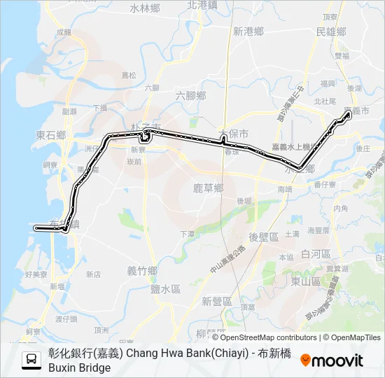 7209J Bus Line Map