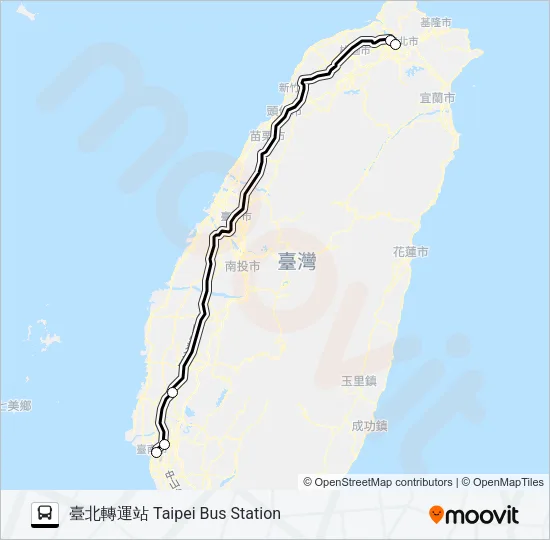 7500M Bus Line Map