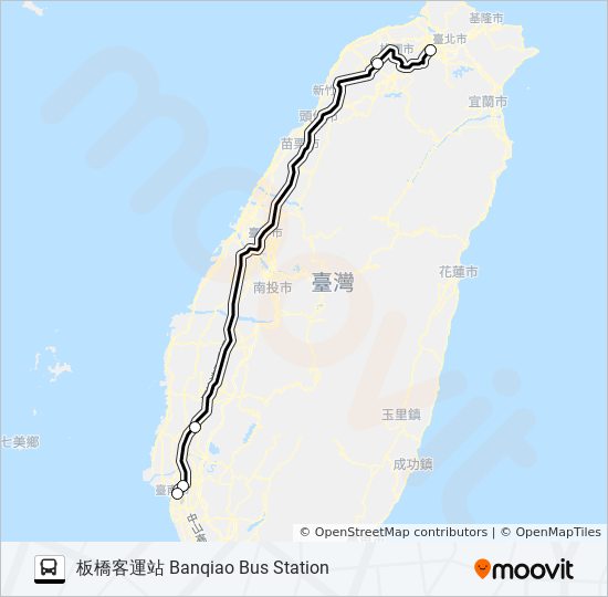 7505C bus Line Map