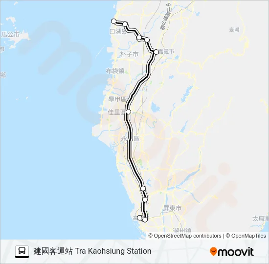 1651 Bus Line Map