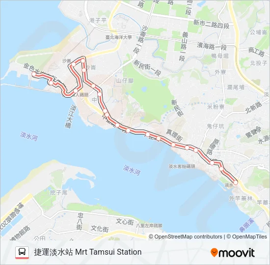 紅26  Line Map