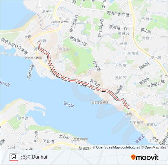 紅26 Bus Line Map