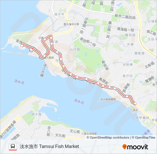 紅26 Bus Line Map
