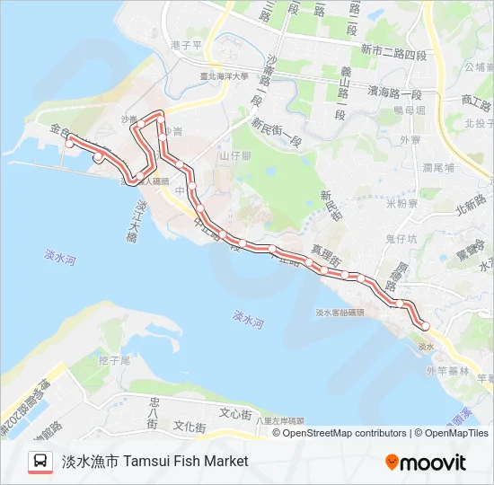 紅26  Line Map