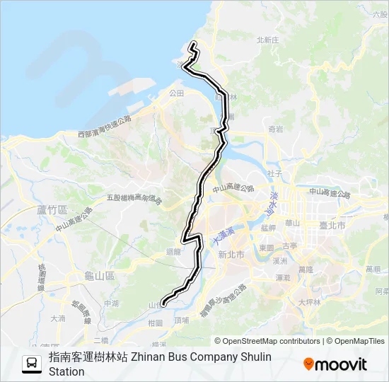 880新市站 Bus Line Map