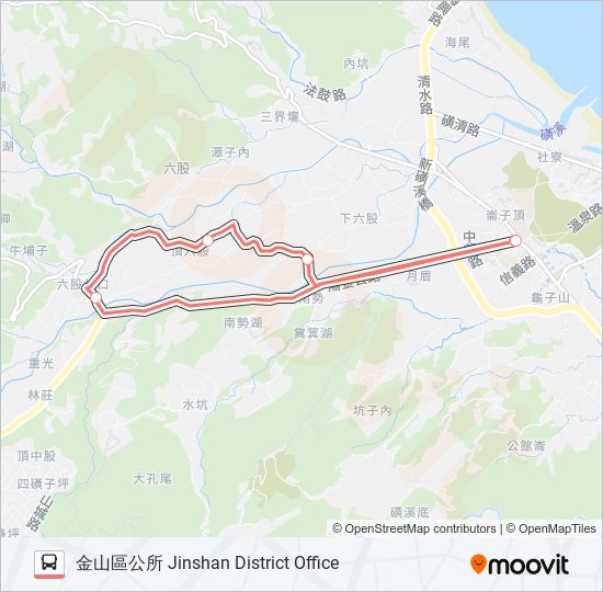 F932-0600 bus Line Map