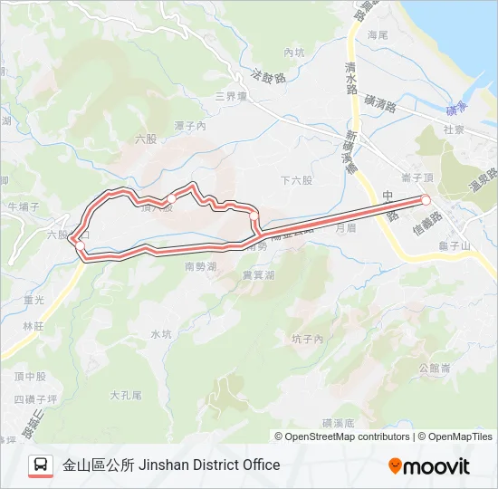 F932-0600 Bus Line Map