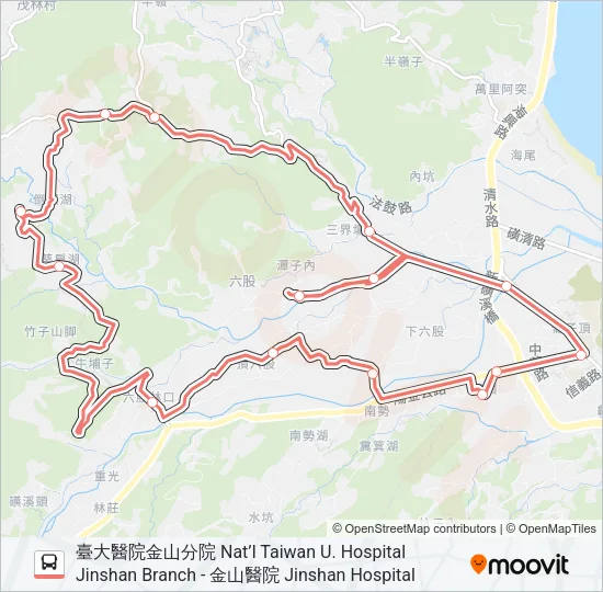F932-0950 Bus Line Map