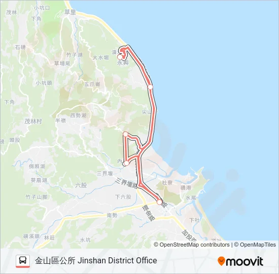 F932-1630 Bus Line Map