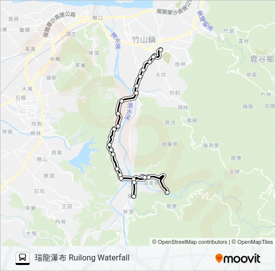 6721A Bus Line Map