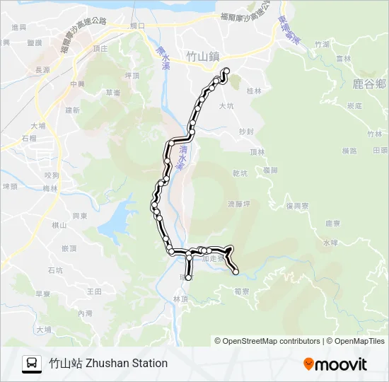 6721A Bus Line Map