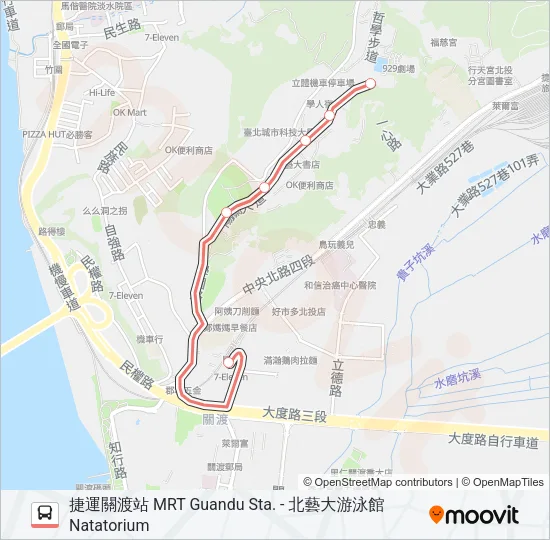 紅35區 Bus Line Map