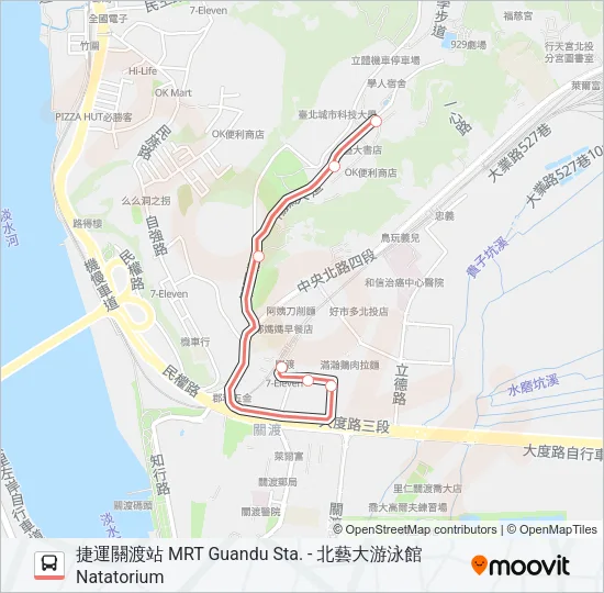 紅35區 Bus Line Map