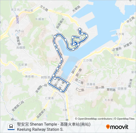 304 Bus Line Map