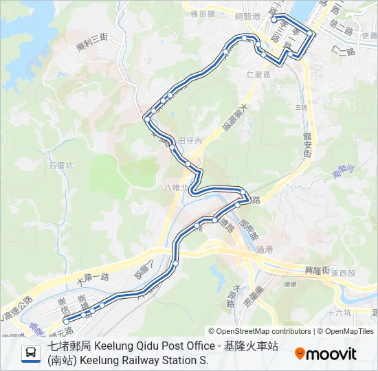 407 Bus Line Map