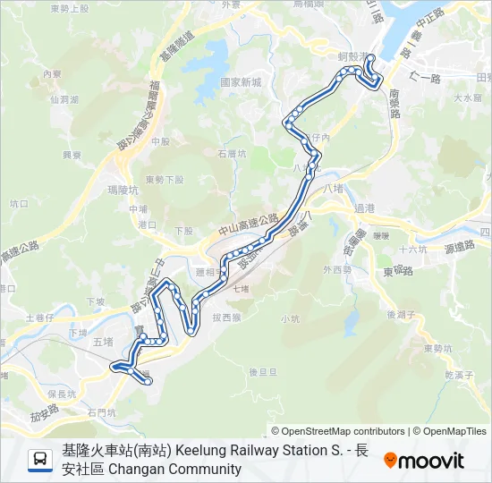 408 Bus Line Map